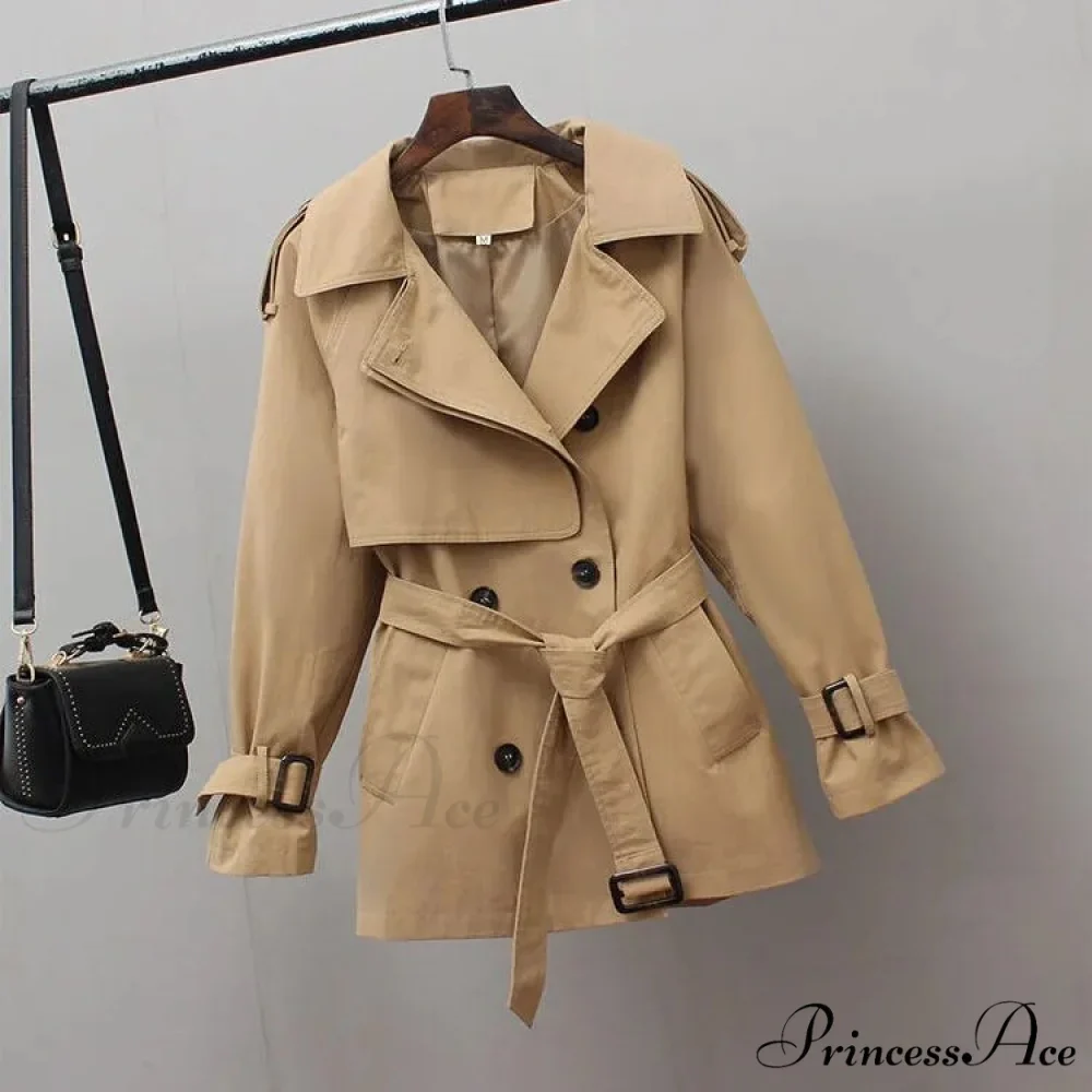 Temperament Windbreaker Trench Coat - Image 7